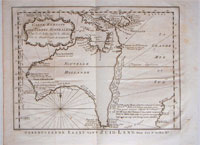 Carte reduite des terres Australes / Gereduceerde kaart van't Zuid-land